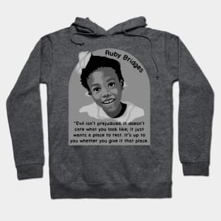 Ruby Bridges Portrait and Quote Hoodie